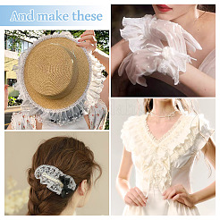 10 ярд кружевной отделки из полиэстера&nbsp;OCOR-TA0002-11B