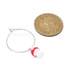 Подвески для бокалов из грибной смолы&nbsp;AJEW-JO00231