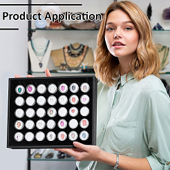 Акриловые коробки для демонстрации драгоценных камней&nbsp;CON-WH0089-170B