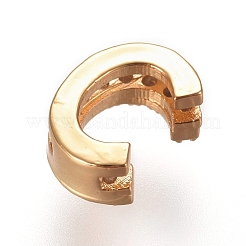 Ciondoli con zirconi cubici in micro zircone d'ottone placcato oro&nbsp;ZIRC-L075-61C-G