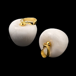 Натуральные говлитовые подвески «Яблоко учителя»&nbsp;G-Z022-02C-G