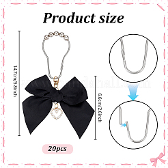 20шт железные кольца для занавески для душа для ванной комнаты&nbsp;HJEW-PH02202