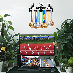 Спортивная тема железная вешалка для медалей настенная стойка для дисплея&nbsp;ODIS-WH0021-536