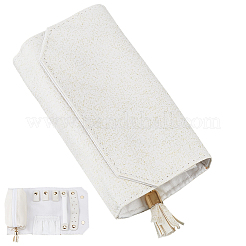 Reise-Schmuckrollen aus Kunstleder mit Glitzerpuder für Ohrringe&nbsp;ABAG-WH20005-74B