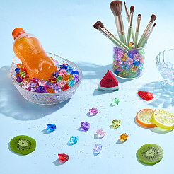 250 Stück Acryl-Strasse in zwei Farben und unregelmäßiger Form.&nbsp;DIY-PH0033-89