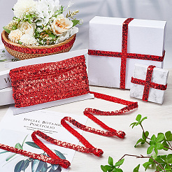 2 шт. бусины-пайетки из пластика и полиэстера&nbsp;OCOR-CY0002-11B