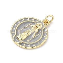 Латунь эмаль подвески&nbsp;LS-KK-H255-05G-01