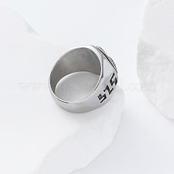 304 Edelstahl Fingerringe für Männer&nbsp;VP8445-1