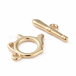 Chiusure a levetta in ottone ecologiche&nbsp;KK-D082-13G