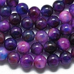 Chapelets de perles en jade de malaisie naturelle&nbsp;G-L645-A01-10mm-03