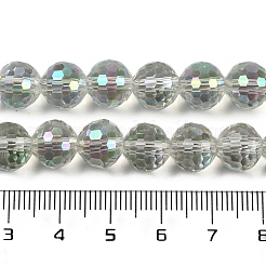 Прозрачные стеклянные бусины гальваническим пряди&nbsp;EGLA-N002-31-H04