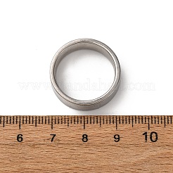 201 широкополосное кольцо из нержавеющей стали&nbsp;RJEW-K252-02D-P