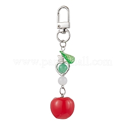 Tomaten-Anhänger aus Kunstharz&nbsp;HJEW-JM02598