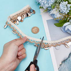 Ruban de dentelle à franges en coton de style ethnique de 3 mètre&nbsp;OCOR-WH0100-35E