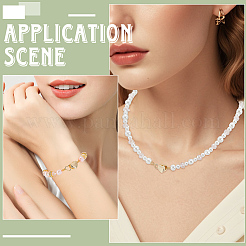 8 шт. латунные застежки-замки KK-BBC0019-68