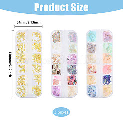 Тема океана 3 комплект 3 стиля раковина абалон/ракушка пауа/сплав чипсы&nbsp;MRMJ-CA0001-52