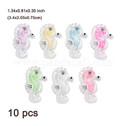 10 шт. прозрачные светящиеся акриловые подвески&nbsp;TACR-FP0001-02B