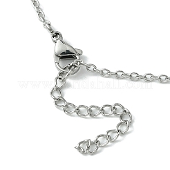 Колье-держатель в виде клетки с кристаллами&nbsp;NJEW-JN04602-02