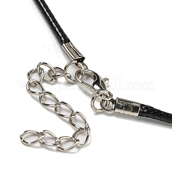 Collane del cavo cerato&nbsp;NJEW-P310-12P-01