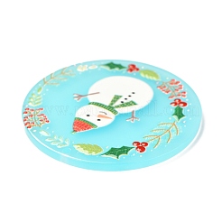 Tema navideño 3d colgantes de resina impresos&nbsp;RESI-I036-02A