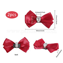 Съемные украшения для обуви из полиэстера&nbsp;AJEW-WH0283-29A