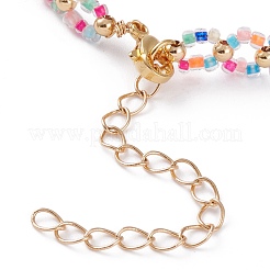 Bracelets ronds en perles de rocaille de style mixte&nbsp;BJEW-JB05870