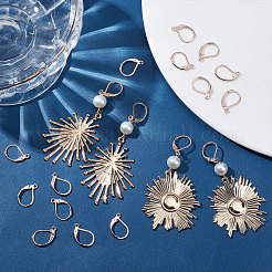 50 шт. фурнитура для сережек из нержавеющей стали 304&nbsp;STAS-BBC0001-44RG