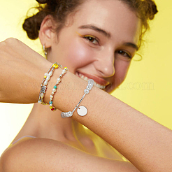 925 in argento sterling perline tubo&nbsp;STER-BC0002-18C