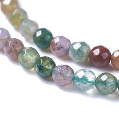 Natur Indien Achat Perle Stränge&nbsp;G-A129-2mm-03