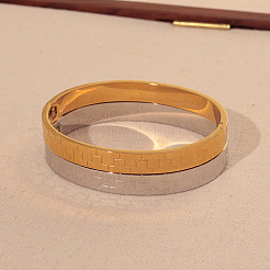 Шарнирные браслеты из нержавеющей стали 304 для женщин&nbsp;FS-WG8EAC5-01