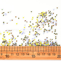 12/0 непрозрачные цвета просачиваться стеклянные бусины&nbsp;SEED-YW0001-09C