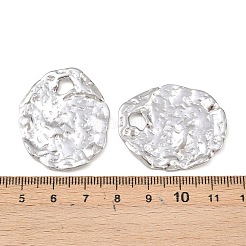 Anhänger aus gehämmertem 304 Edelstahl&nbsp;STAS-P424-04P