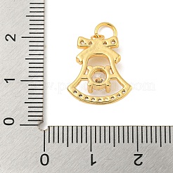 Покрытие стойки латунь микропаве прозрачные подвески из кубического циркония&nbsp;KK-B093-24G