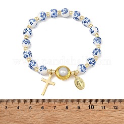 201 Armbänder mit Anhängern aus Edelstahl und Messing&nbsp;BJEW-JB13966