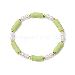 Бусины из полимерной глины ручной работы с бусинами из АБС-пластика&nbsp;BJEW-JB11780-02