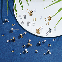 Messing Ohrstecker Zubehör&nbsp;KK-CN0003-43