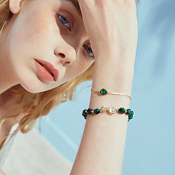 50шт 2 цвета латунные бусины&nbsp;KK-BBC0017-31