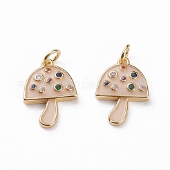 Латунные подвески из микро-паве&nbsp;X-KK-C100-09G