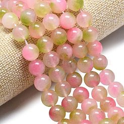 Натуральный Malaysia нефритовые бусы пряди&nbsp;G-L645-C01-10mm-26