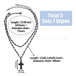 3 комплект из 3 подвесок в виде луны&nbsp;NJEW-FI0001-14