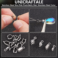 16 шт. 4 стиля из нержавеющей стали 304 с держателями для ледорубов&nbsp;STAS-UN0059-73P