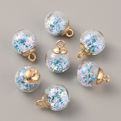 Подвески из прозрачного стекла&nbsp;FIND-WH0146-35E