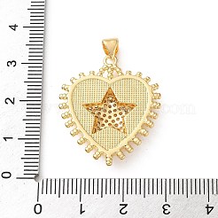Pendentifs en laiton zircon cubique transparent&nbsp;CU-CBA03AF-10C-G
