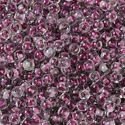 Transparente innenfarbene Glas-Saatperlen&nbsp;X1-SEED-A032-04N