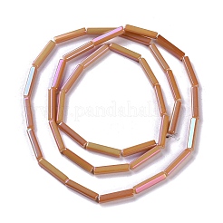 Стеклянные бусины с гальваническим покрытием &nbsp;EGLA-Q128-10C