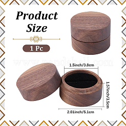 Scatole portaoggetti in legno con 1 slot e interno in velluto&nbsp;CON-CL0001-28B
