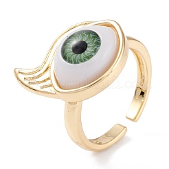 Anelli gemelli in ottone&nbsp;RJEW-M138-28G-E