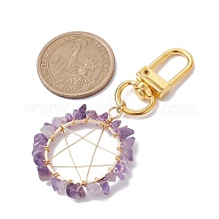 Брелок с подвесками из драгоценных камней&nbsp;HJEW-JM01811