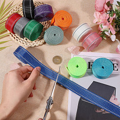 22 Yards 11 Farben Faserimitat Nylon reflektieren Lichtband&nbsp;OCOR-GL0001-35