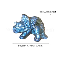 Резные фигурки динозавров из натурального лабрадорита&nbsp;PW-WG13731-01